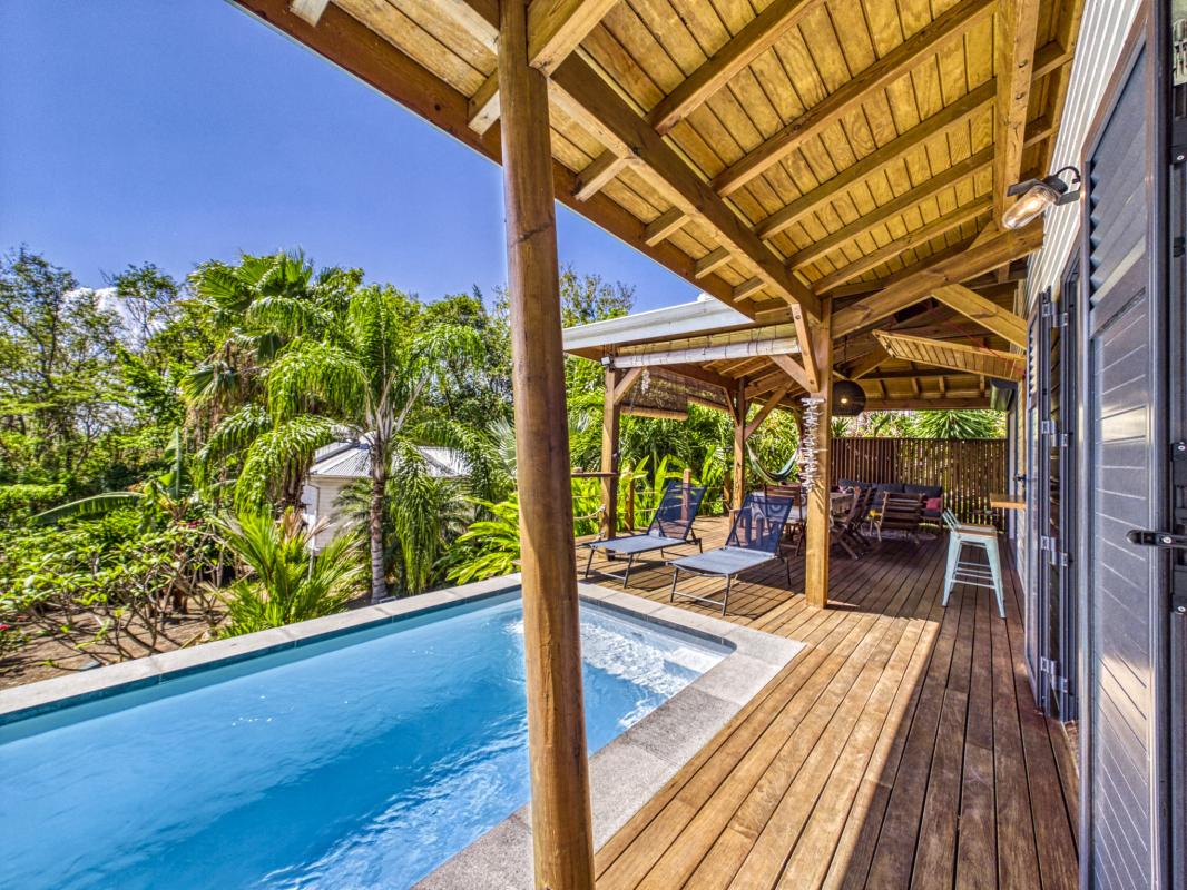 5.Location villa piscine vue mer 3 chambres Deshaies Guadeloupe